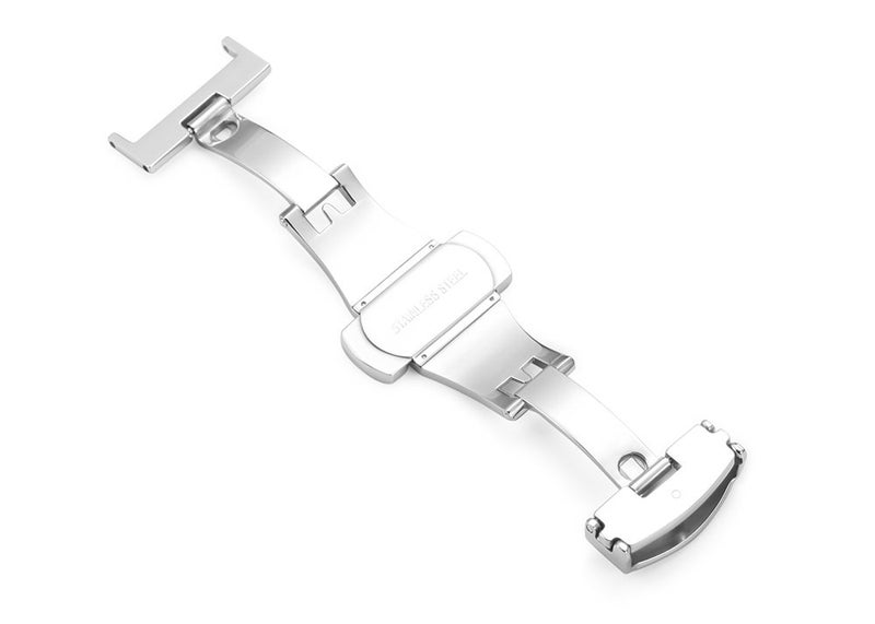 iStrap Stainless Steel Deployment Clasp Buckle Fasten Gold Black Silver Rose Gold Watchband Clasp 16mm 18mm 20mm 22mm - Image 4